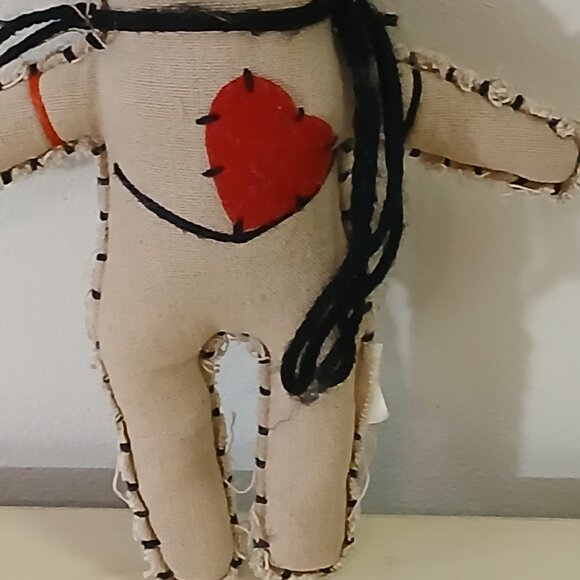 Rustic cloth voodoo doll - Picture 3 of 4